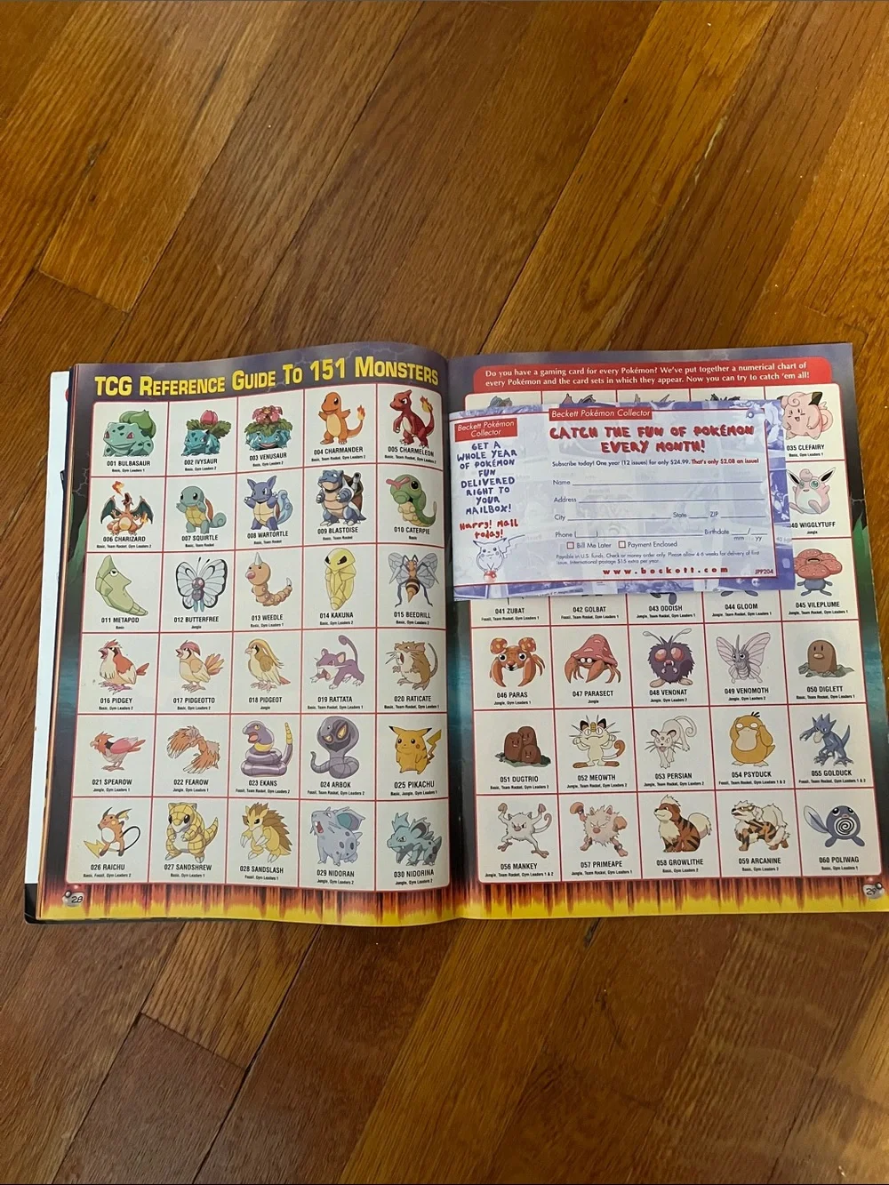 Pokémon Collector Magazine - Blue Cover with Pikachu BECKETT 12/1999 vol#1